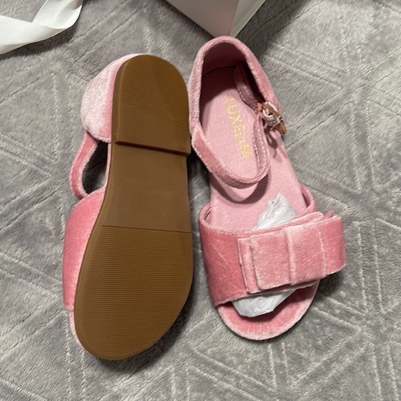 Olivia Velvet blush Sandals - Picture 5 of 6